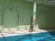 Swimming pool pornstar babe Tiffany Tatum 1/16