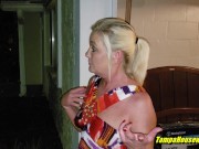 Stripping Full Nude In Public Gets Her a Creampie 11/16