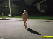 Stripping Full Nude In Public Gets Her a Creampie 13/16