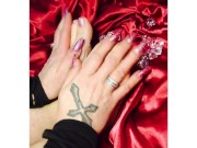 BambiAmbitas sexy feet deserve red satin passion and diamonds  11/16