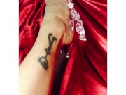 BambiAmbitas sexy feet deserve red satin passion and diamonds  2/16