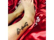 BambiAmbitas sexy feet deserve red satin passion and diamonds  6/16