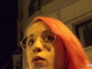 GERMAN SCOUT - CRAZY PINK HAIR LATINA GIRL LILIAN I EYE ROLLING ORGASM I PICKUP SEX 1/16