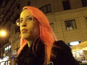 GERMAN SCOUT - CRAZY PINK HAIR LATINA GIRL LILIAN I EYE ROLLING ORGASM I PICKUP SEX 2/16