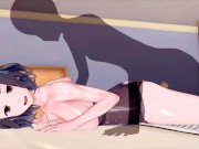 BAKEMONOGATARI TOOE GAEN SEXY LACE LINGERIE /STOCKINGS GARTER BELT 3D HENTAI 13/16