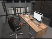 Pantyhose Lesbian Secretary and her Boss Lady at Work 1/16