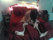 Horny slut wakes husband grinds on that big cock for multiple orgasms 8/16