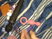 Clean Up Cleanup on Aisle 777 Crazy Camgirl Has Messy Avalanche XXX sex Toys glass dildo Lovense hah 9/16