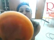 I like to play with a new dildo. Huge dildo. I love to put toy in to my pussy 1 9/16