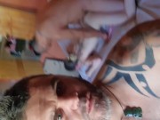 Husband Blindfolds wife and let's his friend fuck her 15/16