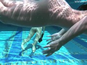 Very hot underwater erotics with two lesbians 14/16