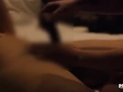 Japanese wife  Ultimate lotion handjob 人妻れいさんのいやらしい睾丸マッサージ 2/16