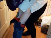 На день Святого Валентина курьерша доставила не только цветы, но и оргазм - IkaSmokS 13/16