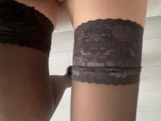 Mistress shows legs in stockings and heels! 8/16