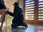 PART 2 - Perv cock flasher gets caught and fucks innocent delivery girl 7/16