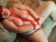 Hot wax play on Valentine's day 13/16