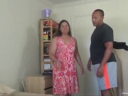 Chubby brunette is all about that black cock 1/16