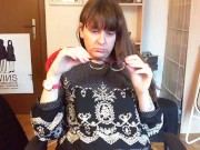 Hardcore pee suffering on the floor do you want to drink all? 1/16