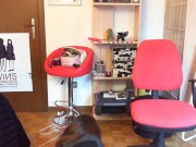 Hardcore pee suffering on the floor do you want to drink all? 4/16