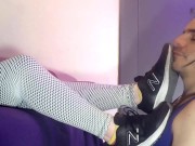 Sweaty after gym foot worship 3/16