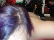 Goth Girl Licking Balls And Ass 6/16