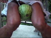 Muscular Thighs Crush A Watermelon Then Armwrestle Geek 5/16