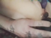 Sexy tattooed milf gets down and dirty with her toys... 10/16