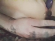 Sexy tattooed milf gets down and dirty with her toys... 11/16