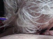 SLUT GIVES PUNTER BLOWJOB. 3/16