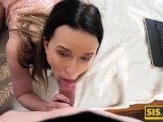 SIS.PORN. Teen got tired of masturbation and invited stepbro 5/16