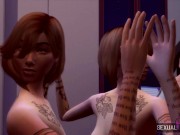 My Boxing Coach is Hot, We Fuck Hard in the Gym - Sexual Hot Animations 15/16