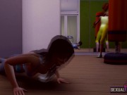 My Boxing Coach is Hot, We Fuck Hard in the Gym - Sexual Hot Animations 2/16