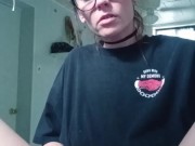 Cleaning my room turned into fucking my dildo on every possible surface 11/16