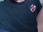 Cleaning my room turned into fucking my dildo on every possible surface 14/16