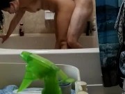 5ft Asian Chinese Model "PingSun" Fucked Rough in the Shower! ⛩️ OnlyFans/IG - (DaddyslilAsian23) 6/16