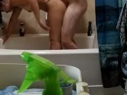 5ft Asian Chinese Model "PingSun" Fucked Rough in the Shower! ⛩️ OnlyFans/IG - (DaddyslilAsian23) 9/16