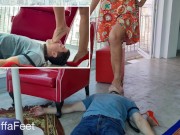 PREV Kiffa The sadistic Boss 2 Sexist employee got foot gagging from Perfect Boss FOOT WORSHIP 9/16