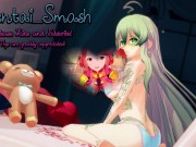 Pyra jerks you with her big tits, lets you cum on them - Xenoblade Chronicles 2 Hentai. 1/16