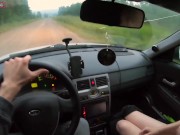 Had To Let a Stranger Fuck Me And Cum inside Me To Get Free Ride - POV & Creampie! 5/16