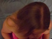 Big boobs blonde Nichole Madison trades her favorite lollipop for a dick! POV blowjob 8/16