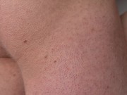 Quicky before work, close up pussy penetration, clit and labia play with cock, perfect pink pussy 14/16