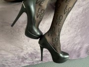 Legs in pantyhose and high heels! 14/16