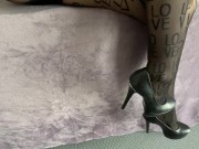 Legs in pantyhose and high heels! 2/16