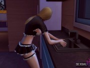 My Lesbian Assistant Makes Me Horny With Her Perfect Ass - Sexual Hot Animations 2/16