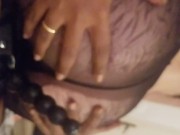 Fucking my girlfriend's pussy with a strapon. 5/16