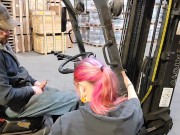 TGIF riding His cock while He's on the forklift 10/16
