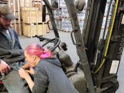 TGIF riding His cock while He's on the forklift 6/16