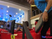 Asian teen amateur beauty fun in a gaming hall before rough sex in the hotel 8/16