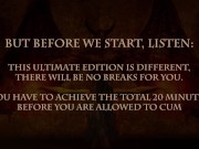 Jerk Off Challenge - 20 minutes NO BREAK Edition NOVICE VERSION - Try not to cum till i tell you 1/16