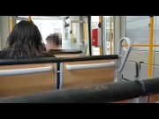 Megakrank!!!Public Handjob in der Straßenbahn+XXL Cumshot* 4/16